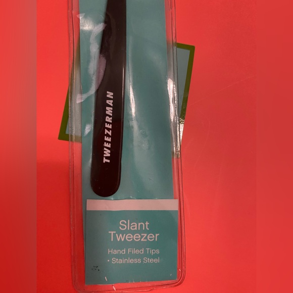 Tweezerman Stainless Steel Standard Slant Tweezer Eyebrow Regular Size NWT - Picture 7 of 9